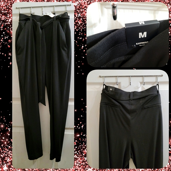 Express Pants - NWT EXPRESS Relaxed wear slinky pants with belt